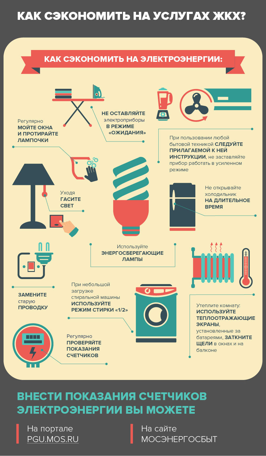Как сэкономить на услугах ЖКХ?